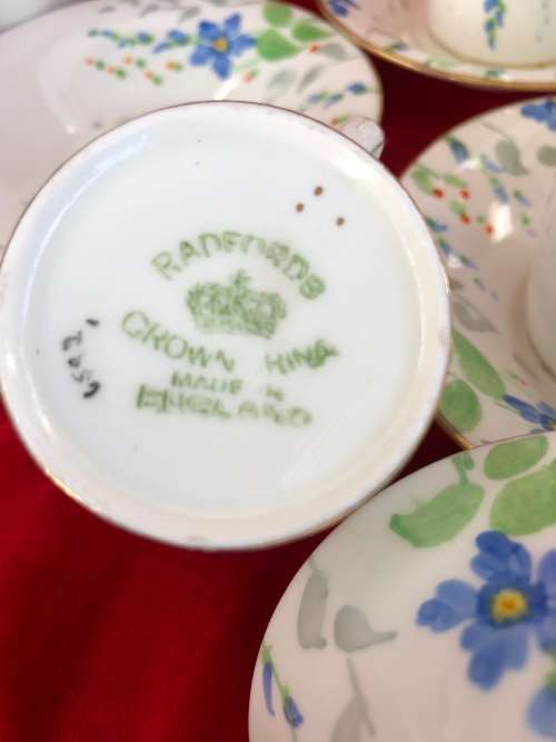 RADFORDS CROWN CHINA DEMITASSE / ESPRESSO SET