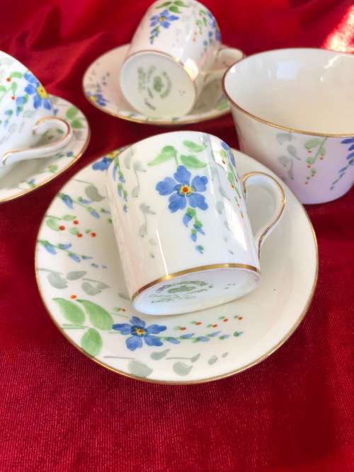 RADFORDS CROWN CHINA DEMITASSE / ESPRESSO SET