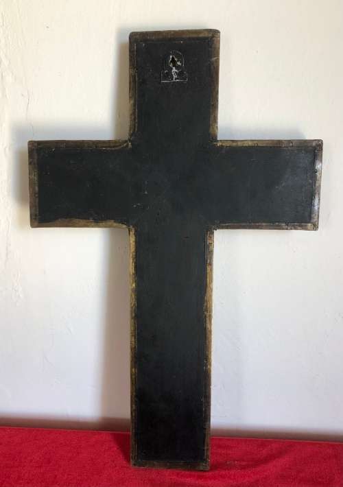WOODEN COPPER CROSS