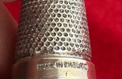 STIRLING SILVER THIMBLE