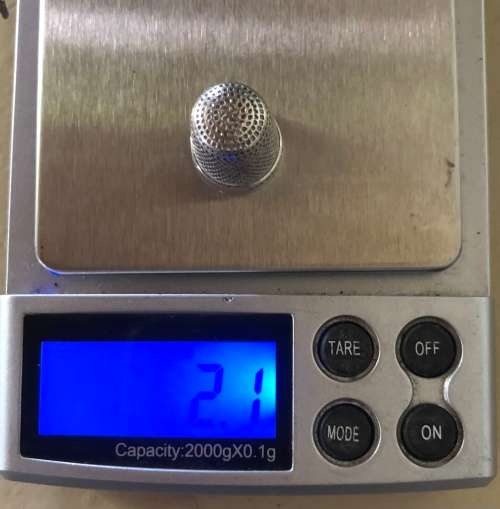 STIRLING SILVER THIMBLE