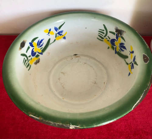 ENAMEL JUG and BASIN made in Poland