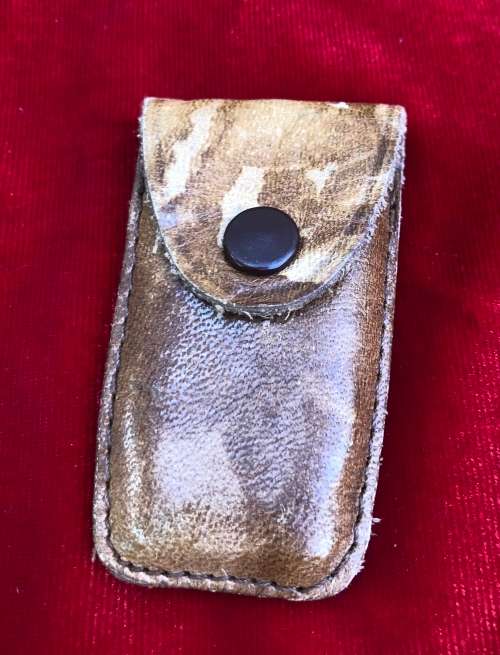 RARE WUSTHOF FOLDING SCISSORS IN ORIGINAL POUCH - Solingen Germany