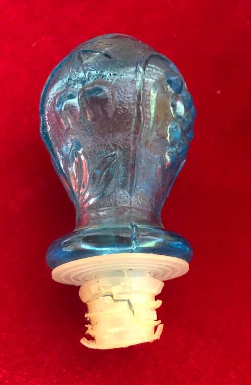 GLASS BOTTLES -1  Blue and 1 Amber