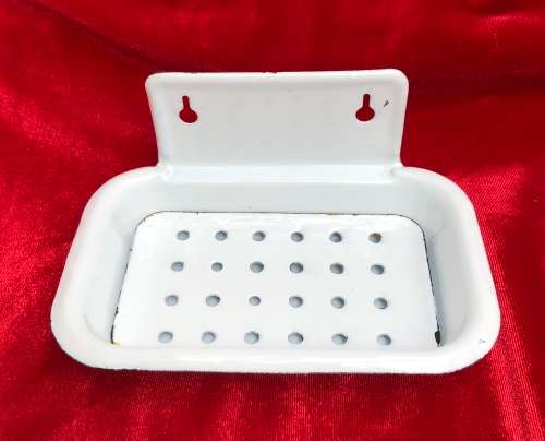 ENAMEL SOAP DISH
