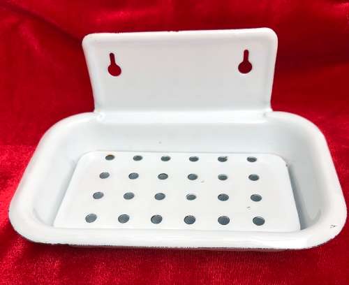 ENAMEL SOAP DISH