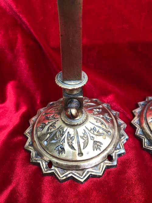 BRASS WALL LIGHTS / SCONCES...heavy and solid