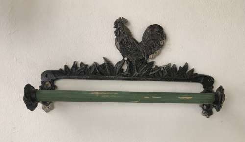 WROUGHT IRON DISHCLOTH RACK