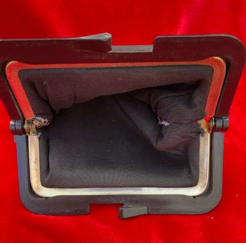 VINTAGE EMBROIDERED FINISH PURSE