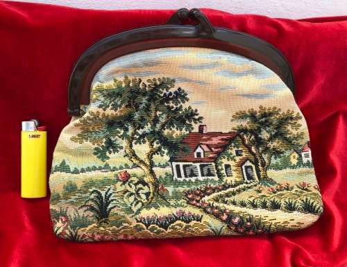 VINTAGE EMBROIDERED STYLE HANDBAG