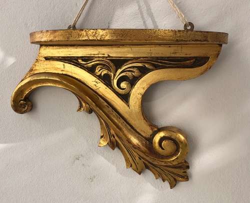 PAIR OF GILTWOOD SCONCES