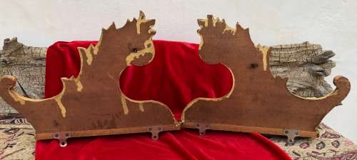 PAIR OF GILTWOOD SCONCES