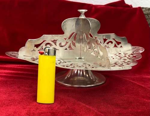 SILVER PLATED SANDWICH / CAKE DISPLAY PLATE