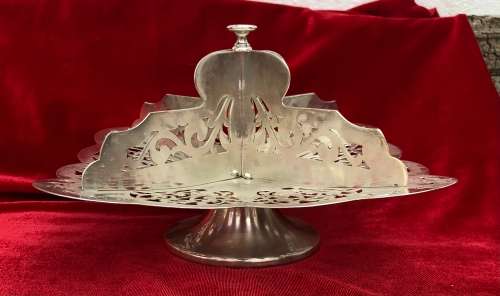 SILVER PLATED SANDWICH / CAKE DISPLAY PLATE