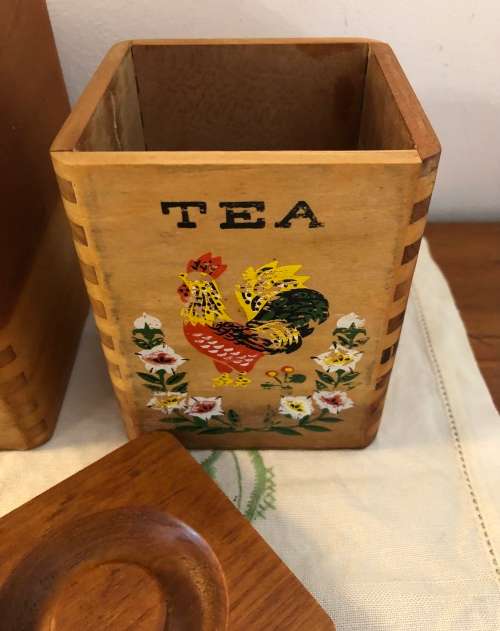 VINTAGE WOODEN CONTAINERS