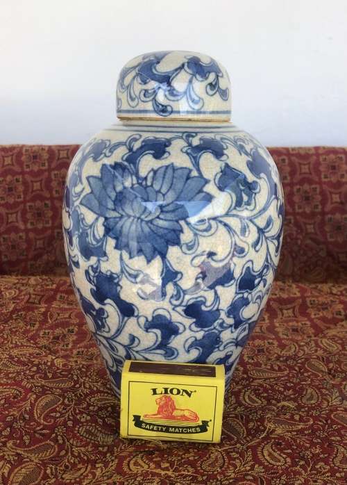 MING BLUE LIMITED EDITION GINGER JAR