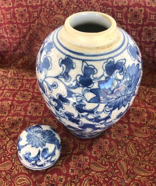 MING BLUE LIMITED EDITION GINGER JAR