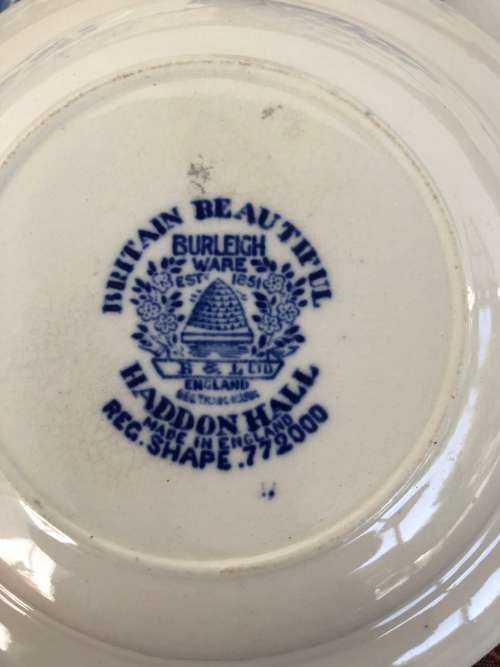 BURLEIGH WARE PUDDING BOWLS - Haddon Hall