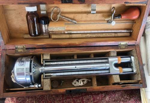 VINTAGE ASPIRATION PSYCHROMETER made in Germany
