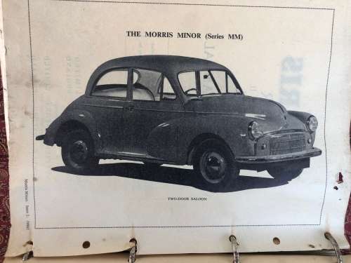 MORRIS MINOR WORKSHOP MANUAL