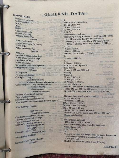 MORRIS MINOR WORKSHOP MANUAL