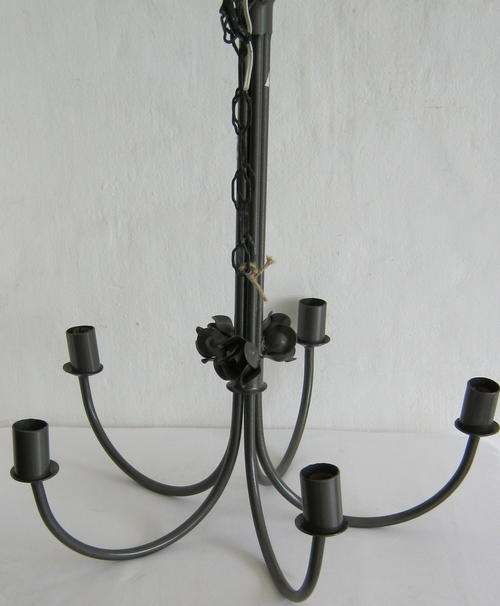 WROUGHT IRON CHANDELIER