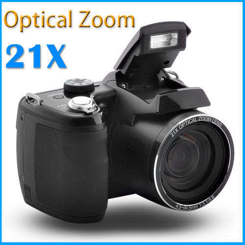 ZoomXT - 16MP Digital Camera and 1080P Camcorder with 21x Optical Zoom and 3 Inch LCD