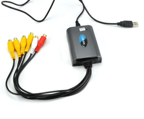 Super 4 Channel USB DVR (4 Video + 2 Audio Channels) - Turn your compter Laptop to CCTV system