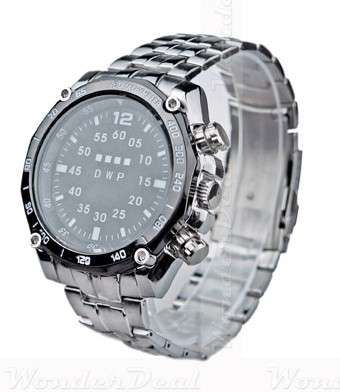 Fashionably  Digital Watch with LED Lights Display Led lights  Led Men Watch Children