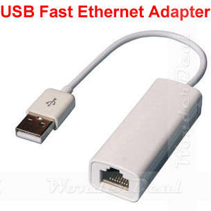10/100Mbps Universal USB 2.0 LAN Network Card RJ45 Fast Ethernet Adapter for Tablet Mac Laptop PC