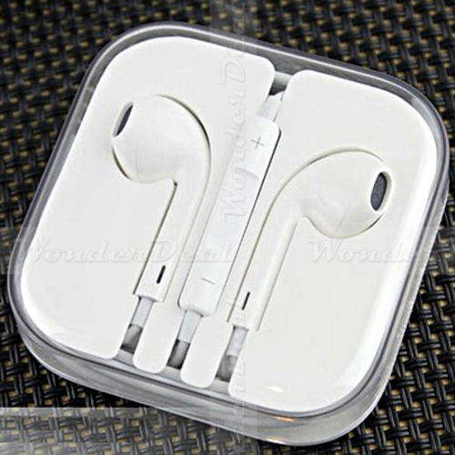 Earbud Style Earphone Headphones for Apple iPhone 5S iPhone5 4S iPad Mini etc, 3.5mm