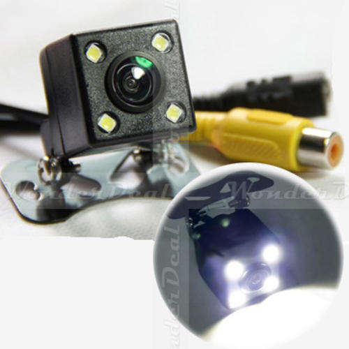 NEW Mini HD CCD Waterproof LED Night Vision Car Rear View Backup Reverse Parking Camera