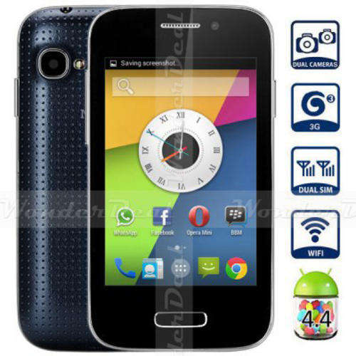 M-HORSE S51 Android 4.4 3G Smartphone 3.5 inch HVGA Screen SC7715 1.2GHz CPU Dual Camers