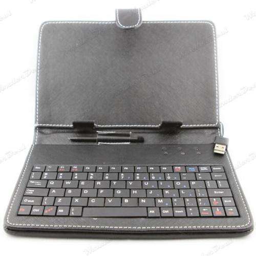 PU Leather Case & USB Keyboard Pouch & Stylus for 7 inch' Tablet PC MID Epad Apad Phablet