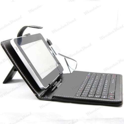 PU Leather Case & USB Keyboard Pouch & Stylus for 7 inch' Tablet PC MID Epad Apad Phablet