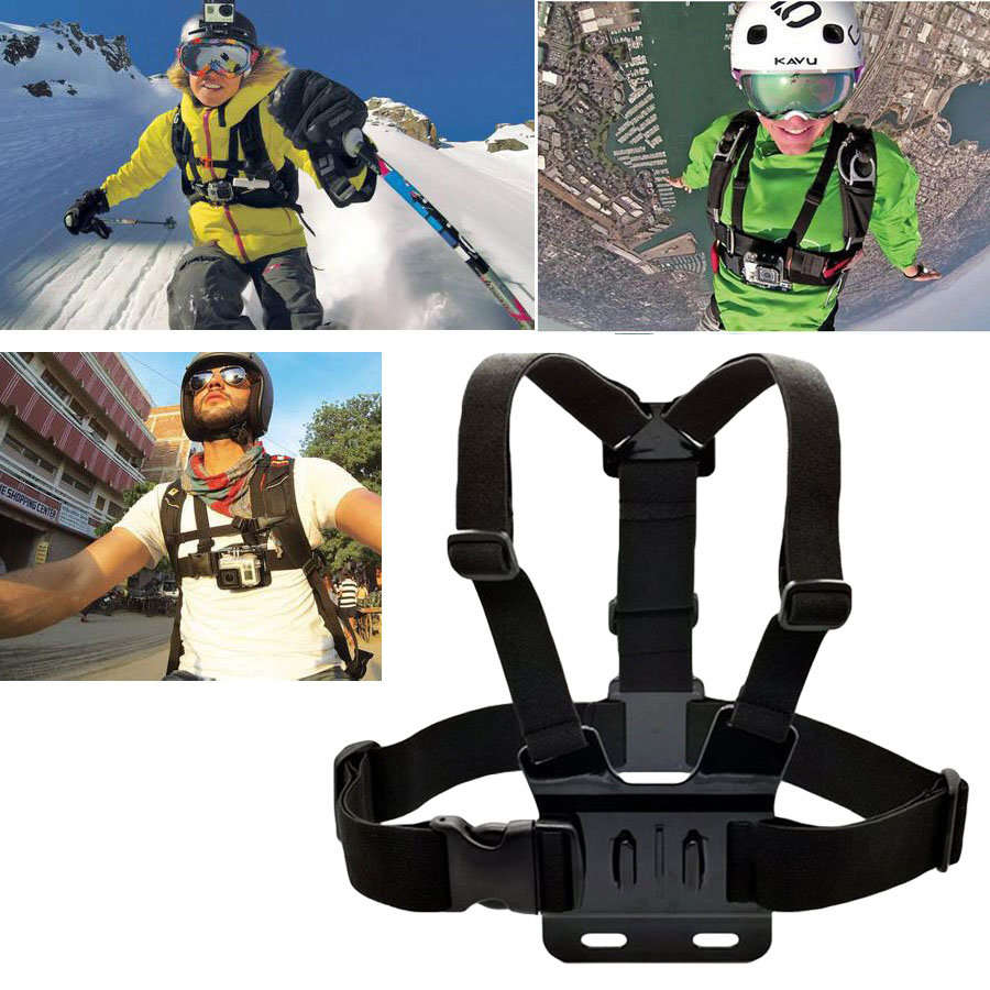 Adjustable Chest Body Harness Mount Belt For GoPro and Sport Action Cameras