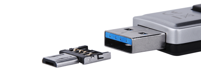 USB to Micro USB Male OTG Adapter Compatible with USB Disk / Phone / Tablet for Android Cell Phones