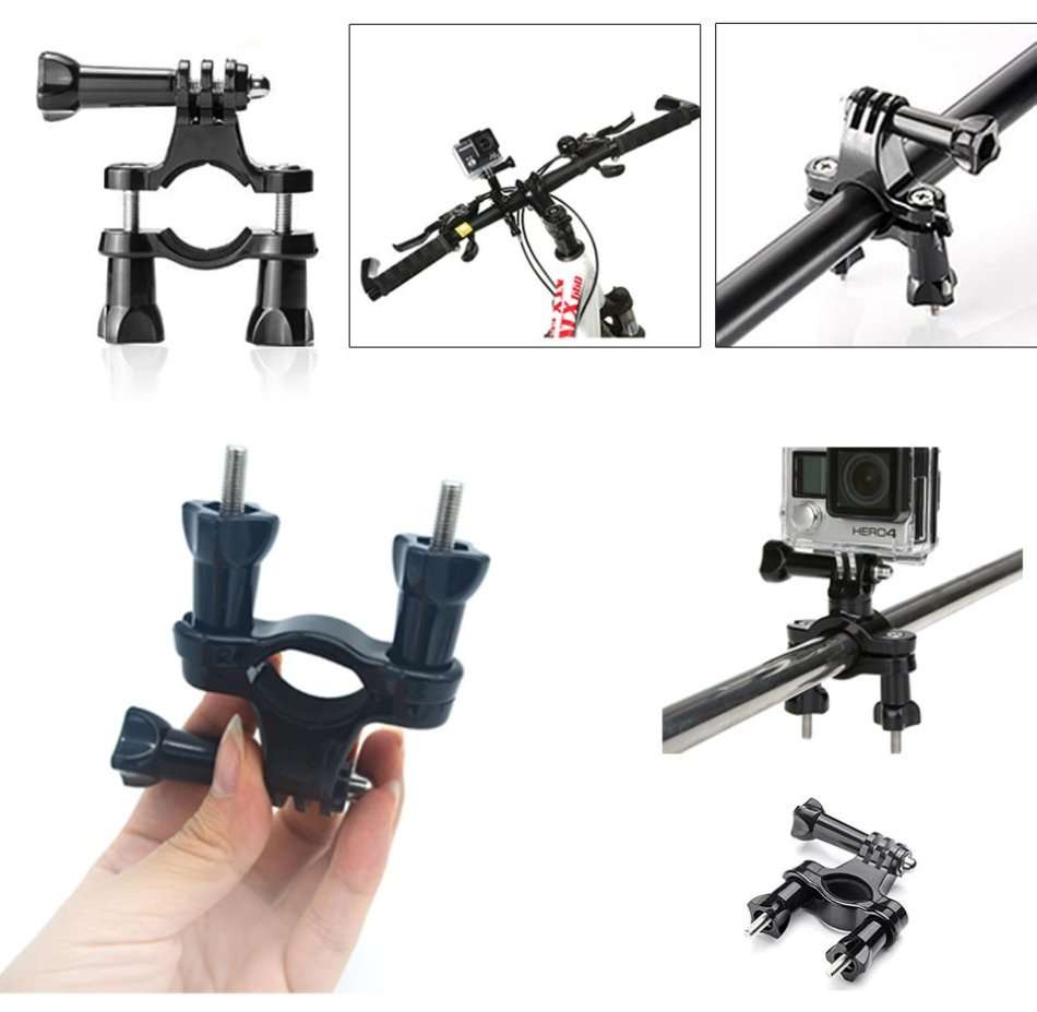 Handlebar Seatpost Pole Mount Bike Accessories Bicycle Clamp for GoPro and Action Camera