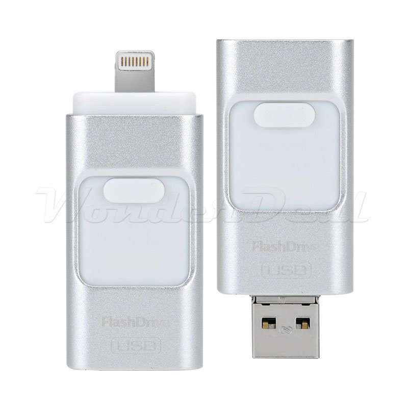 8GB Multi-functional USB Cell Phone Flashdisk for iOS iPhone, Android, MicroUSB, Windows Devices