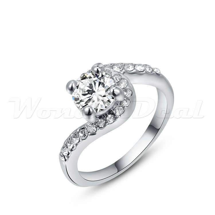 Women's Fasion Jewellery Zircon Ring Dazzling