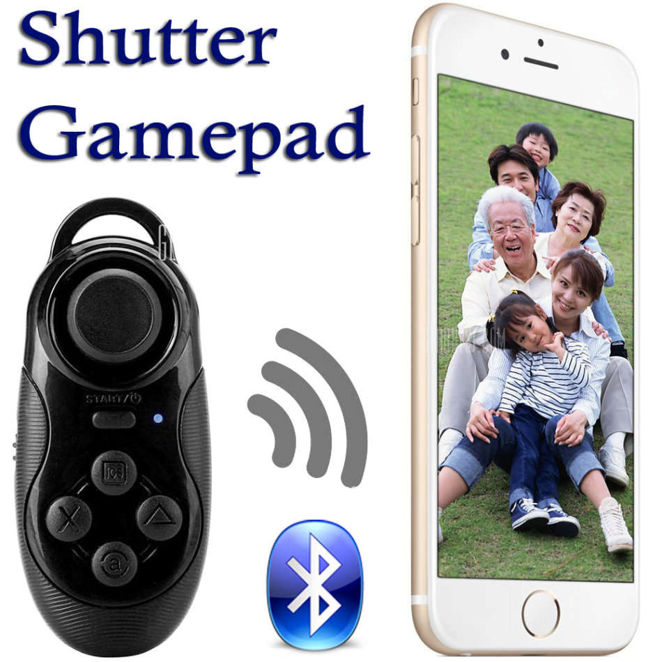 VR Box Mate Compact Mini Bluetooth Wireless Selfie Remote Control Camera Shutter Self-Timer Gamepad