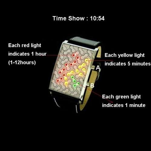 Cool Modern Fashion LED Watch Elegent Wrist Watch -  CLN