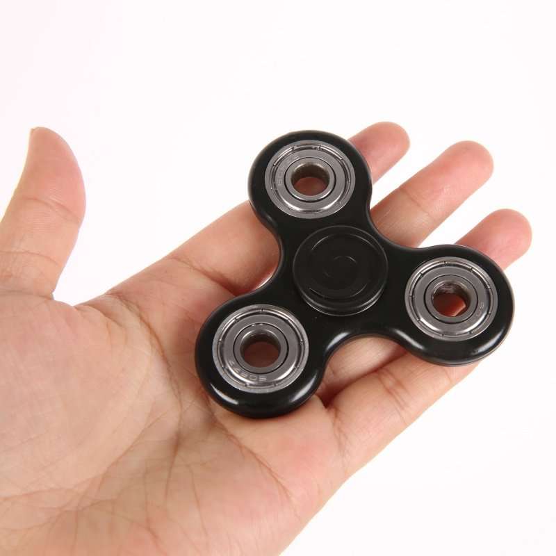 Fidget Spinner Triangle Hand Gyro Finger Bearing Tri-Spinner Autism ADHD Anxiety Stress Relief Toy