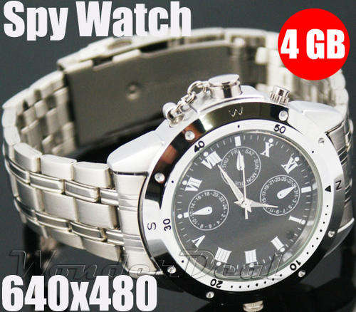4GB Spy Watch - Camera & DVR Covert Video Audio Recorder  Mini DV 640 x 480