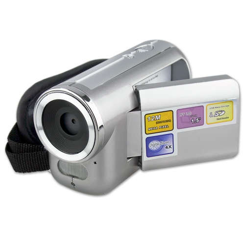 Entry Level Mini DV DVR Camera Camecorder 4x Digital Zoom LED Flash Light 1.5" TFT Screen 137