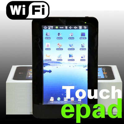2010 Newest & Hottest Epad 7" Touch Screen Goggle Android Tablet PC MID UMPC with WiFi and Camera