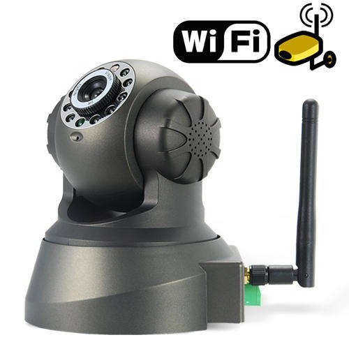 Wireless Pan-Tilt Dome Wi Fi IP Surveillance Camera with Angle Control Motion Detect Two Way Audio