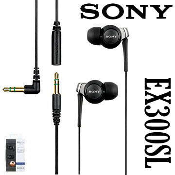 Original SONY EX Series MDR-EX300SL Headphones Premium EX Earbud In-ear performance