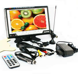 7.8 inch Stand-alone  In-car or Home Used LCD Monitor with Built-in TV Tunner AV-In Wide view