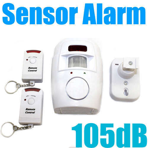 Motion Sensing Infrared IR Detector Sensor Alarm Security LED Light 105dB Loud Speaker! Video Demo